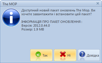 Скріншоти The Mop — Повідомлення про відновлення
